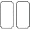 Ekena Millwork 31-in. W x 62-in. H Sussex Floral Panel Moulding Kit Double Panel PMLKSU31X62B - alternate 1